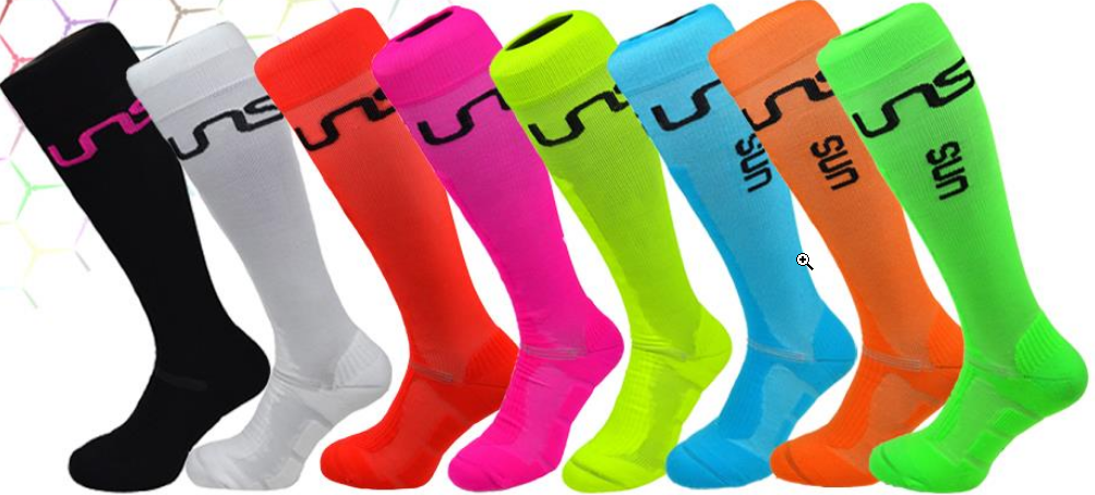 Kompresní podkolenky - neonové, barevné - Obrázek 20