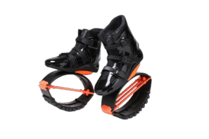 KANGAROO Boots - černo-oranžové