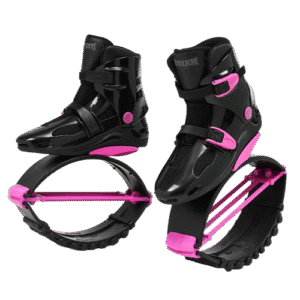 KANGAROO Boots - černo-tm.růžové