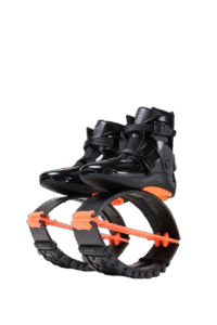 KANGAROO Boots - černo-oranžové