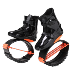 KANGAROO Boots - černo-oranžové