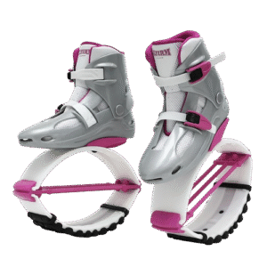 KANGAROO Boots - stříbrno-růžové