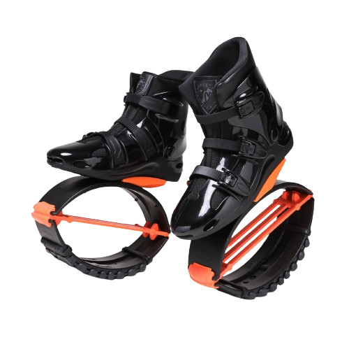 KANGAROO Boots - černo-oranžové - Obrázek 5