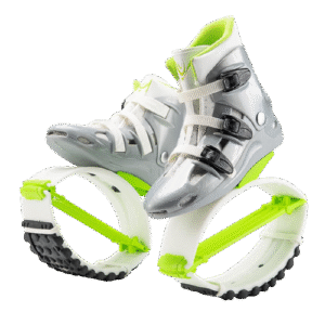 KANGAROO Boots - stříbrno-zelené