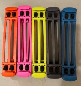 Barevné pružiny pro skákací boty